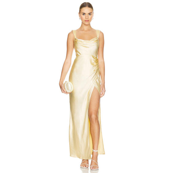 Revolve Runaway The Label Havanna Dress In yellow  Size M NWT - Picture 1 of 10